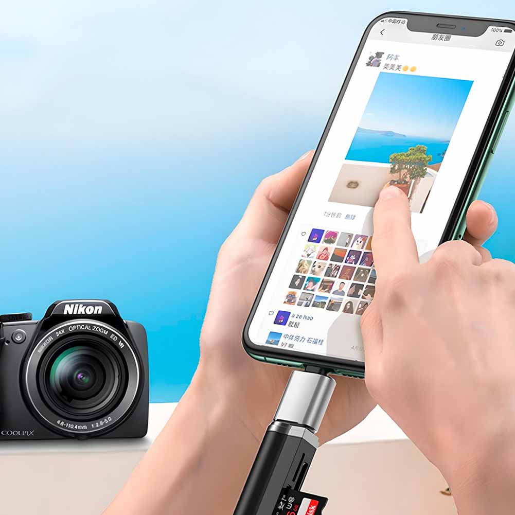 ADAPTADOR USB 3.0 PARA IPHONE COMPATIBLE LIGHTNING - 3