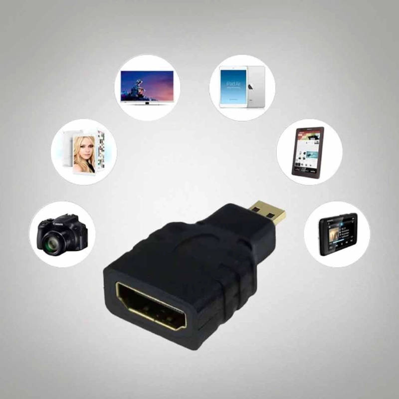 ADAPTADOR CONVERSOR HDMI HEMBRA A MINI HDMI MACHO - 2