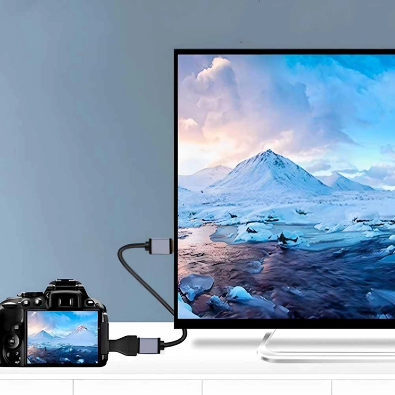 ADAPTADOR CONVERSOR HDMI HEMBRA A MINI HDMI MACHO - 3