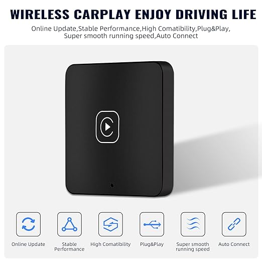 ADAPTADOR CARPLAY INALAMBRICO COMPATIBLE CON IPHONE - 3