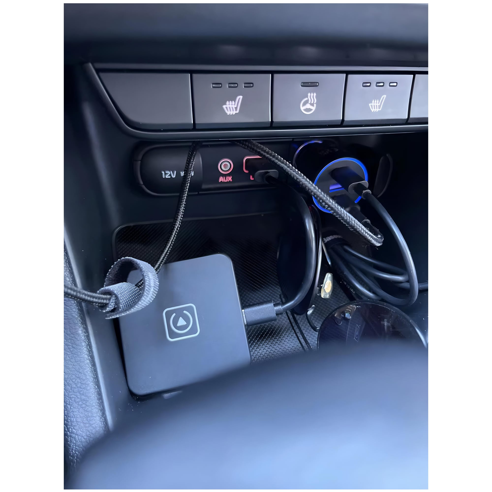 ADAPTADOR CARPLAY INALAMBRICO COMPATIBLE CON IPHONE - 5