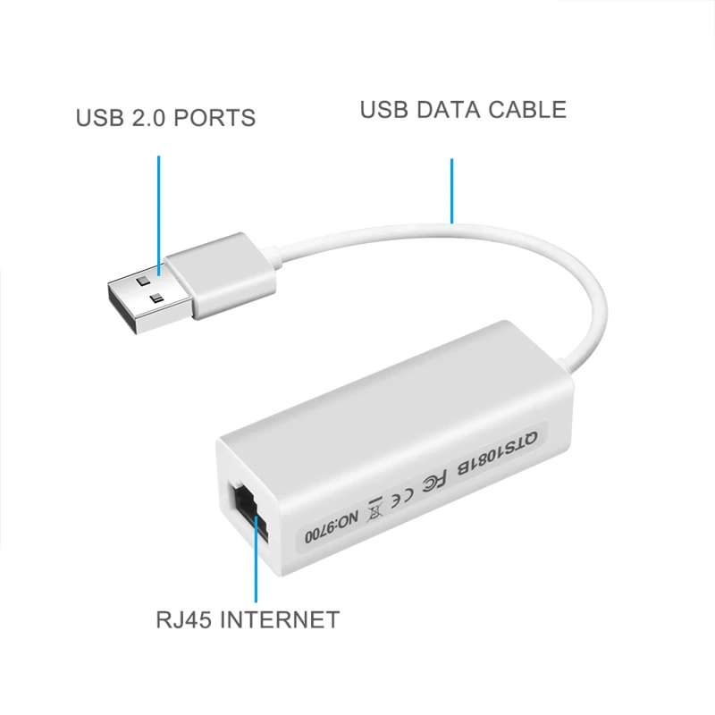 ADAPTADOR USB 2.0 A LAN RJ45 ETHERNET - 3