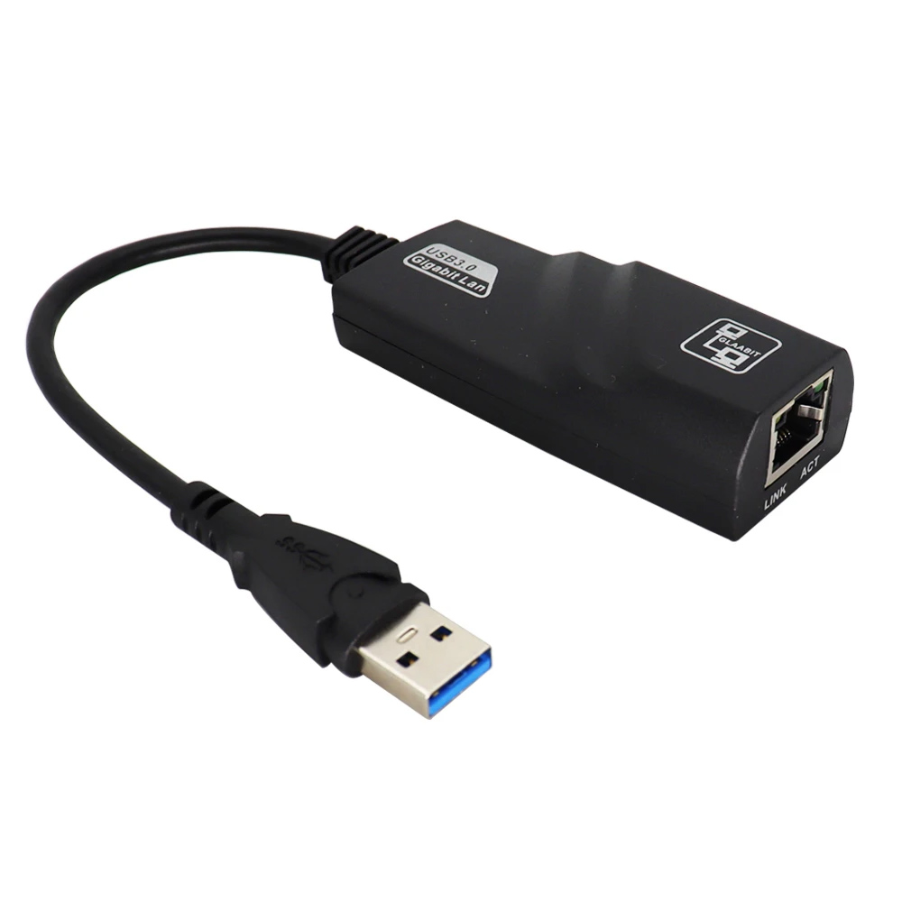 ADAPTADOR USB 3.0 A ETHERNET RJ45 LAN GIGABIT 10/100/1000 MB - 3