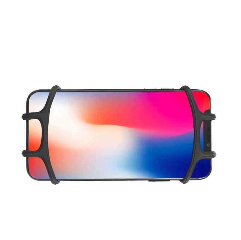 SOPORTE PORTA CELULAR PARA BICICLETA Y SILICONA GIRATORIO 360 - 2
