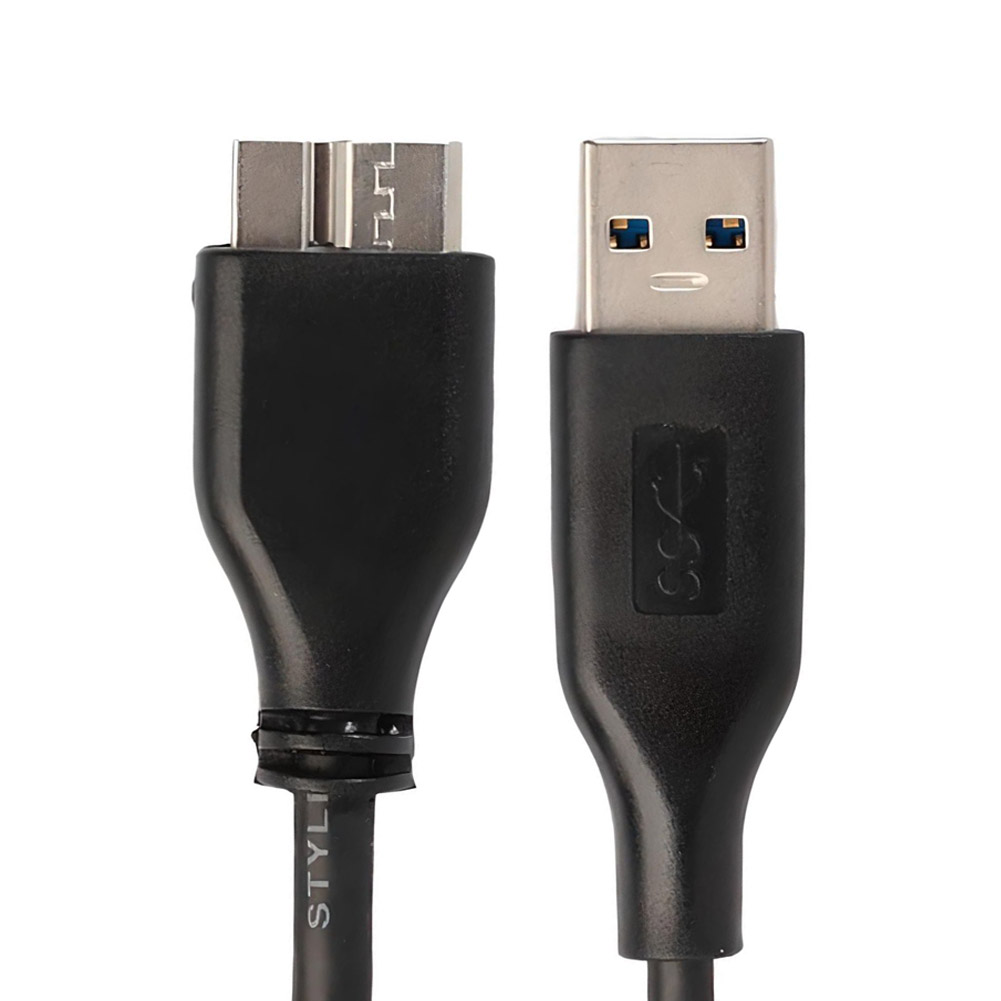 Cable USB 3.0 A A Micro B De 35 Cm, Ideal Para Discos Duros Externos - Marca Bipra