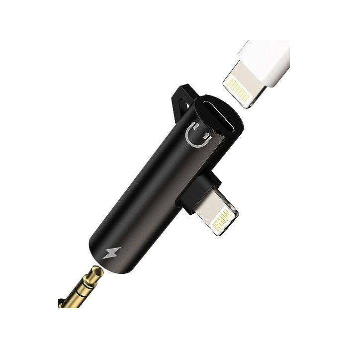 ADAPTADOR LIGHTNING PARA IPHONE A JACK 3.5MM PARA AUDIFONOS - 2