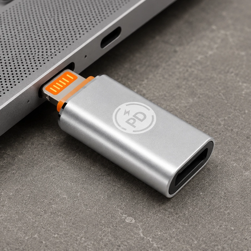 ADAPTADOR TIPO C PARA LIGHTNING COMPATIBLE CON IPHONE - 3