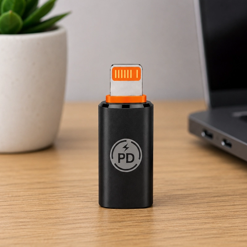 ADAPTADOR TIPO C PARA LIGHTNING COMPATIBLE CON IPHONE - 9
