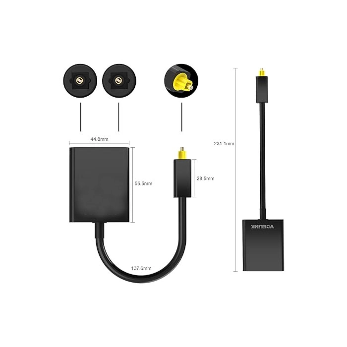 CABLE OPTICO AUDIO DIGITAL TOSLINK - 3