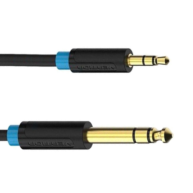 CABLE AUDIO JACK 3,5MM A JACK 6,35MM - 2