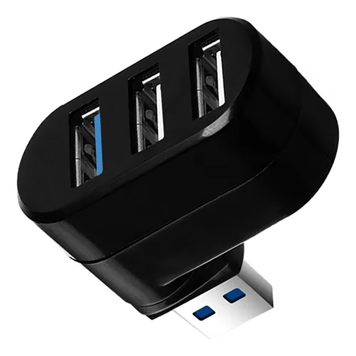 SEPARADOR DE CONCENTRADOR HUB USB, 3 PUERTOS, USB3,0, USB2,0 - 2