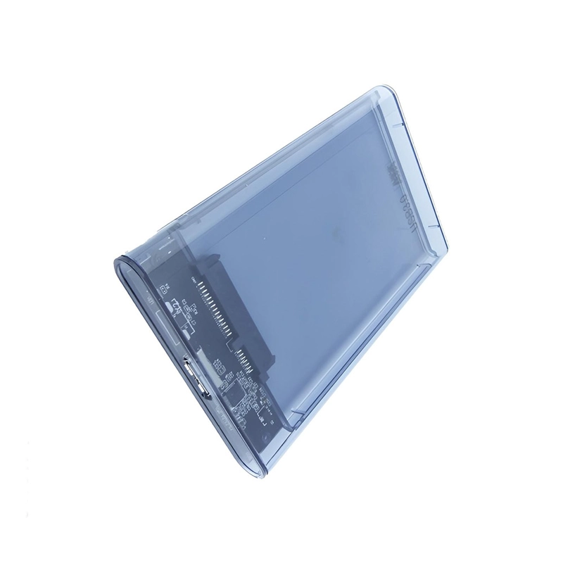 COFRE CASE TRANSPARENTE PARA DISCO DURO SATA 2.5 USB 3.0 - 3