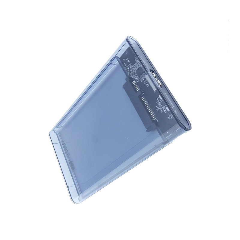 COFRE CASE TRANSPARENTE PARA DISCO DURO SATA 2.5 USB 3.0 - 4