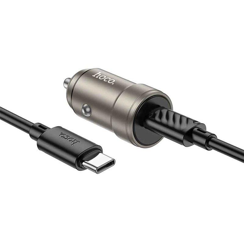 CARGADOR AUTO USB TIPO C HOCO Z57 30W - 2