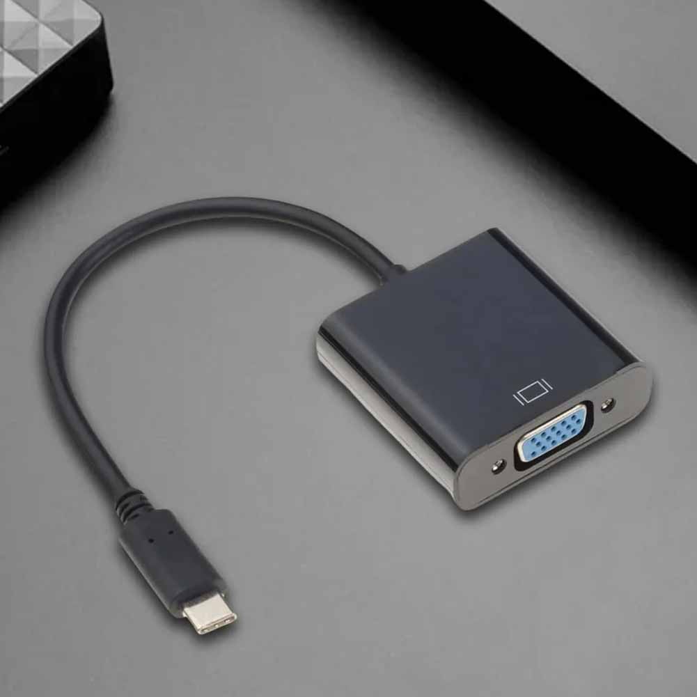 CABLE ADAPTADOR CONVERSOR TIPO C A VGA - 2