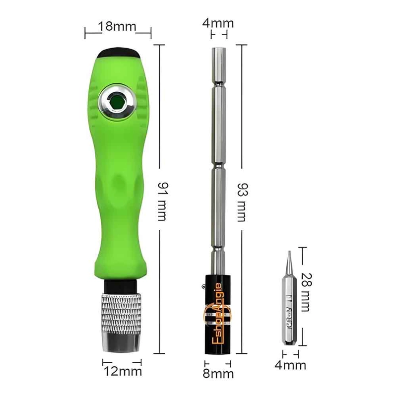 SET KIT JUEGO DESTORNILLADOR PRECISION 32 PIEZAS - 4