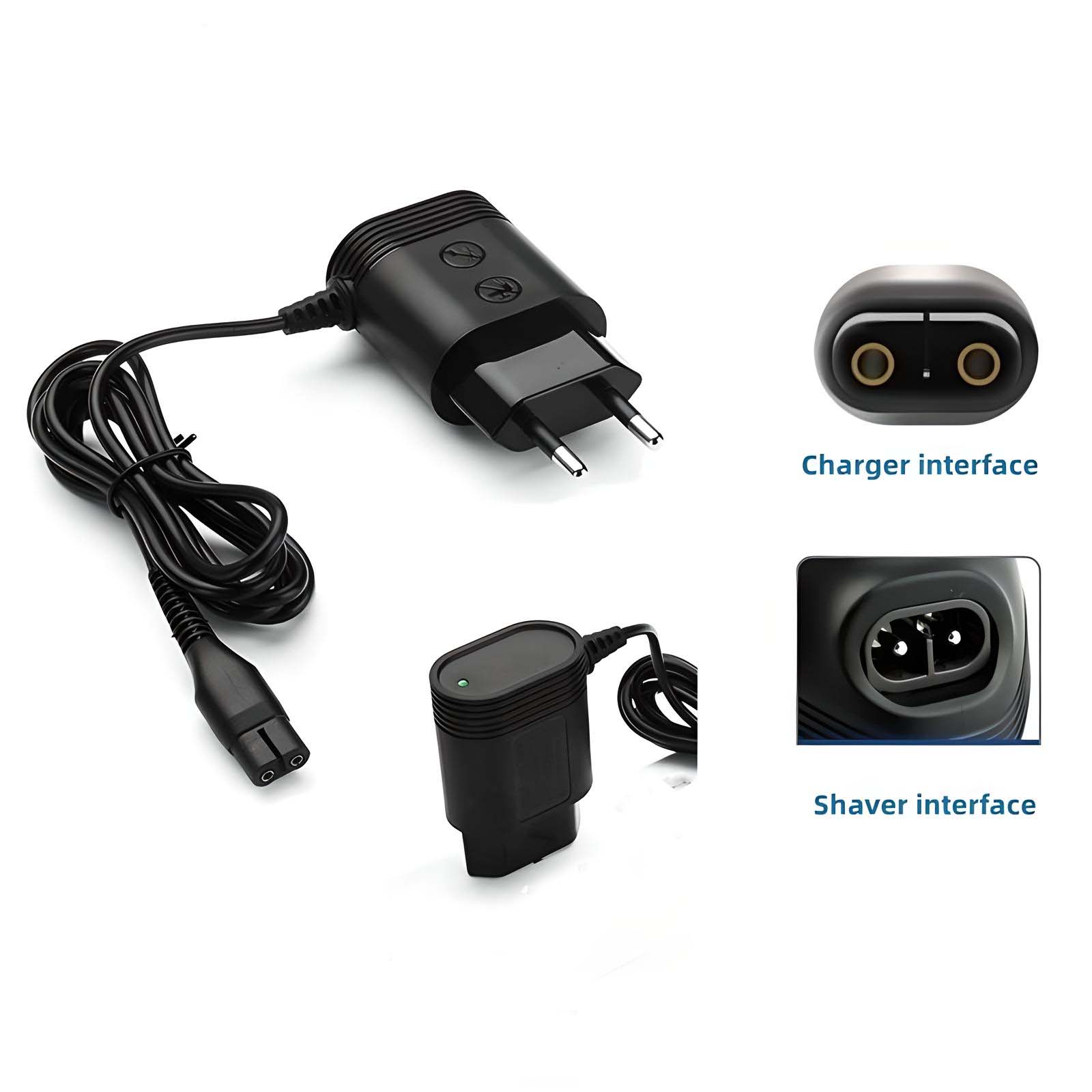 CARGADOR MAQUINA AFEITADORA PARA PHILIPS MODELO A00390 4.3V - 2