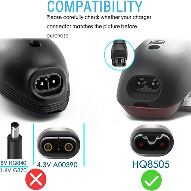 CARGADOR AFEITADORA PARA PHILIPS MODELO HQ8505 15V - 4
