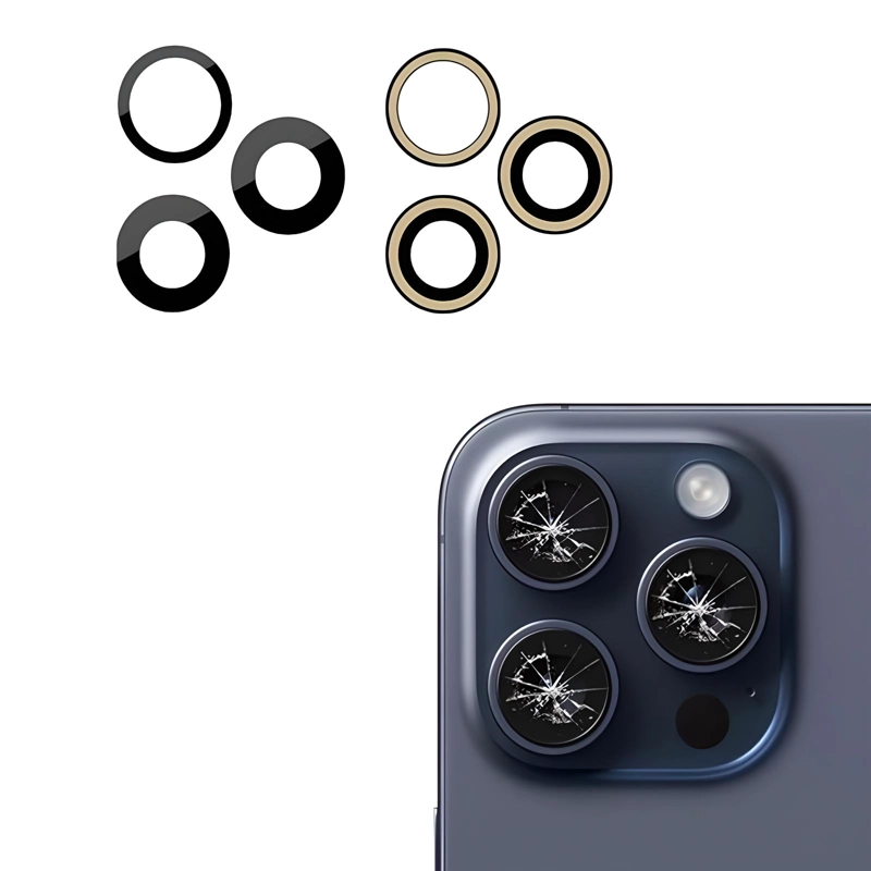 VIDRIO DE CAMARA TRASERA PARA IPHONE 15 PRO - 3