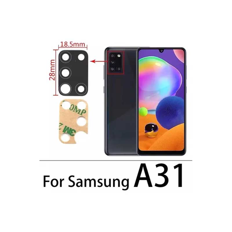 VIDRIO DE CAMARA TRASERA PARA SAMSUNG A31 - 3
