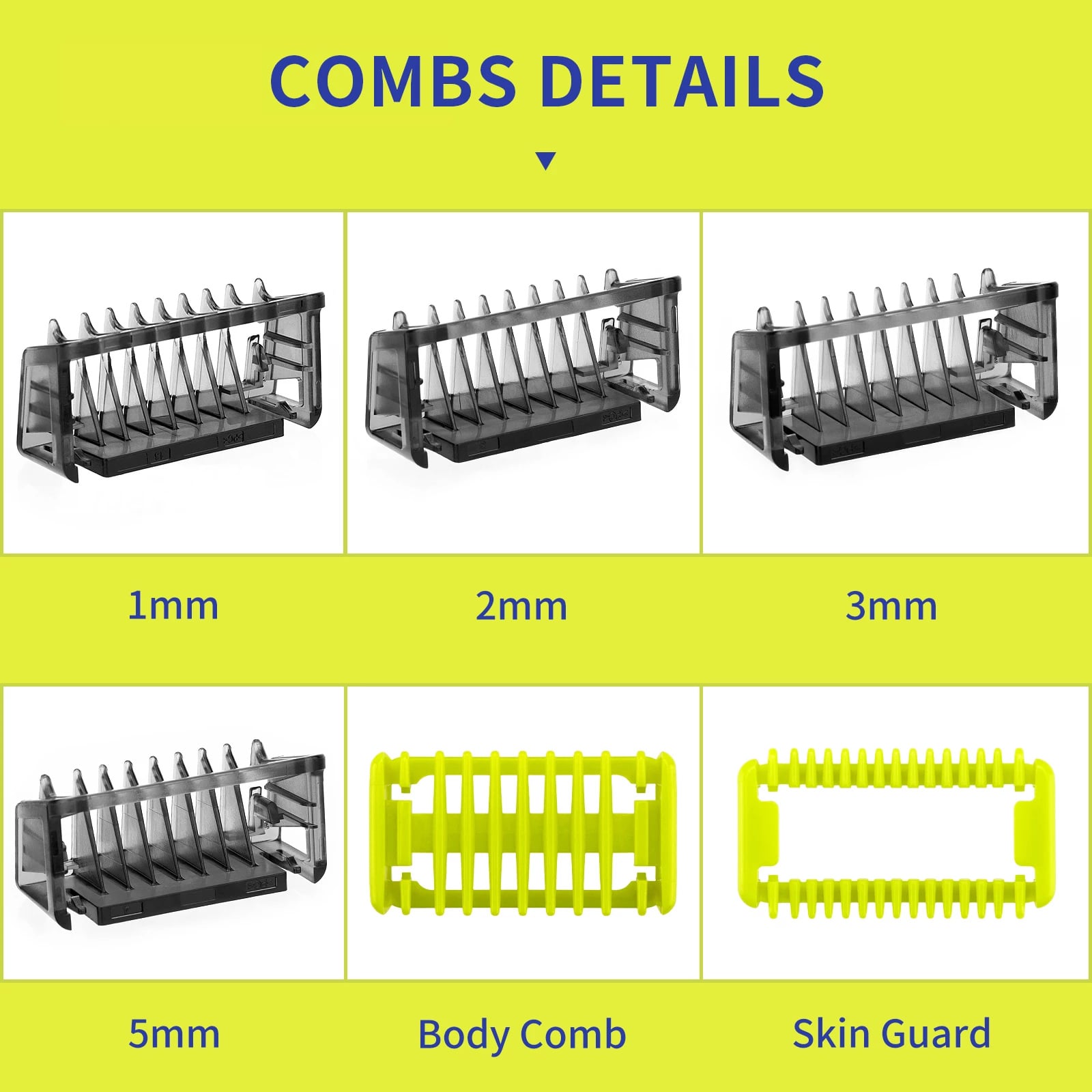 PEINE AJUSTABLE PARTES INTIMAS COMPATIBLE PHILIPS ONEBLADE - 3