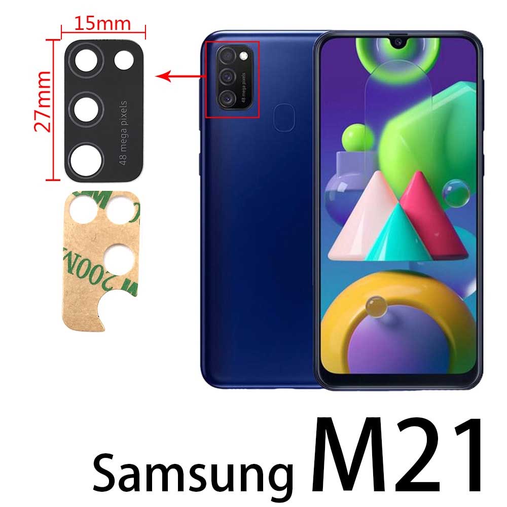 VIDRIO DE CAMARA TRASERA PARA SAMSUNG M21 - 2