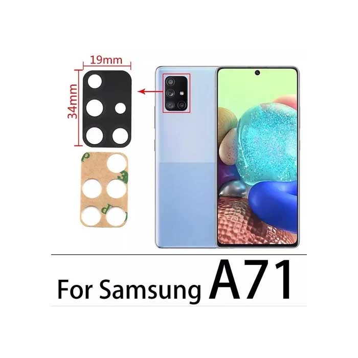 VIDRIO DE CAMARA TRASERA PARA SAMSUNG A71 - 4