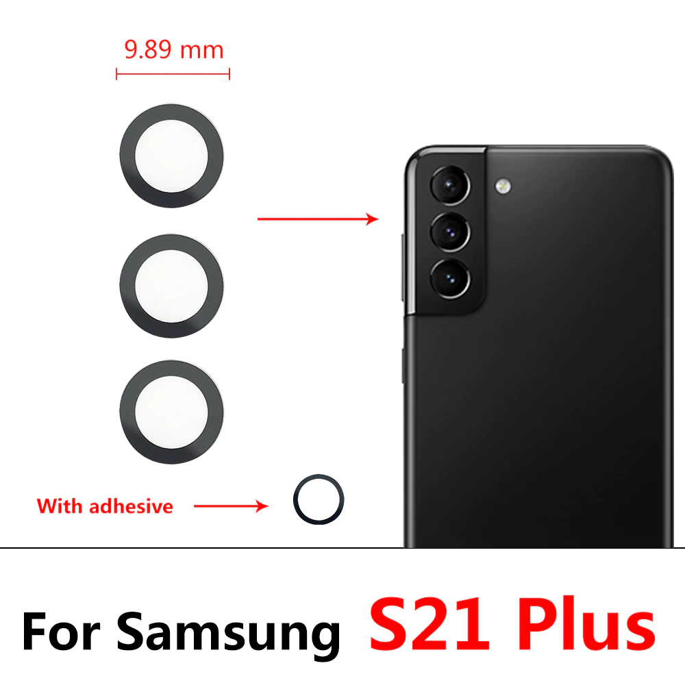 VIDRIO DE CAMARA TRASERA PARA SAMSUNG S21 PLUS - 2