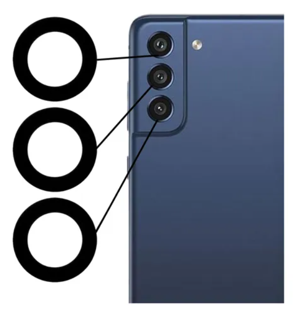 VIDRIO DE CAMARA TRASERA PARA SAMSUNG S21 PLUS - 3