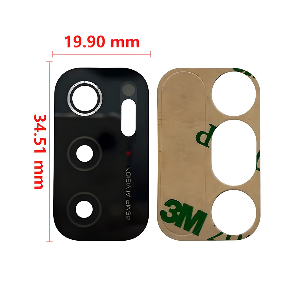 VIDRIO DE CAMARA TRASERA PARA XIAOMI POCO M3 PRO - 3