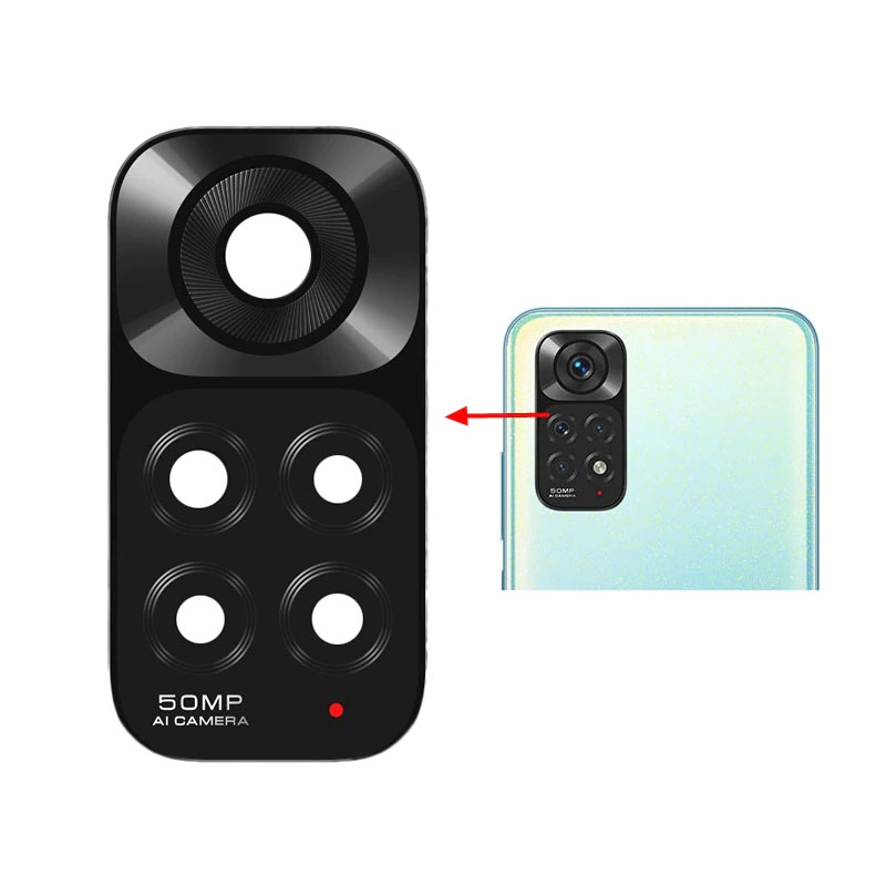 VIDRIO DE CAMARA TRASERA PARA XIAOMI REDMI NOTE 11 4G - 2