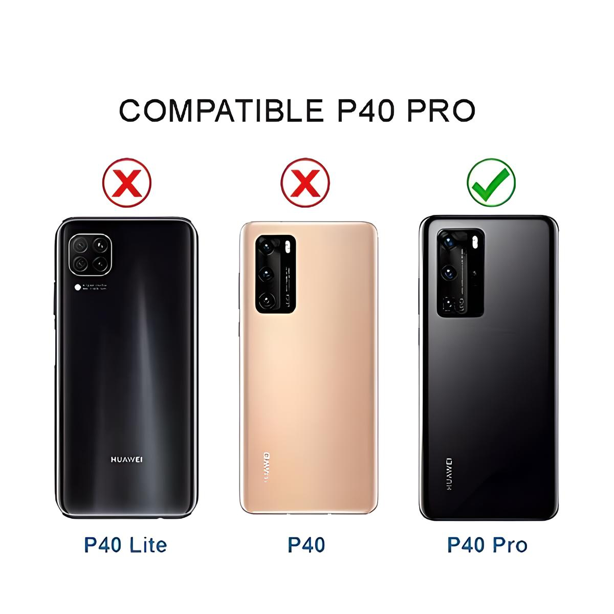 VIDRIO DE CAMARA TRASERA PARA HUAWEI P40 PRO - 3