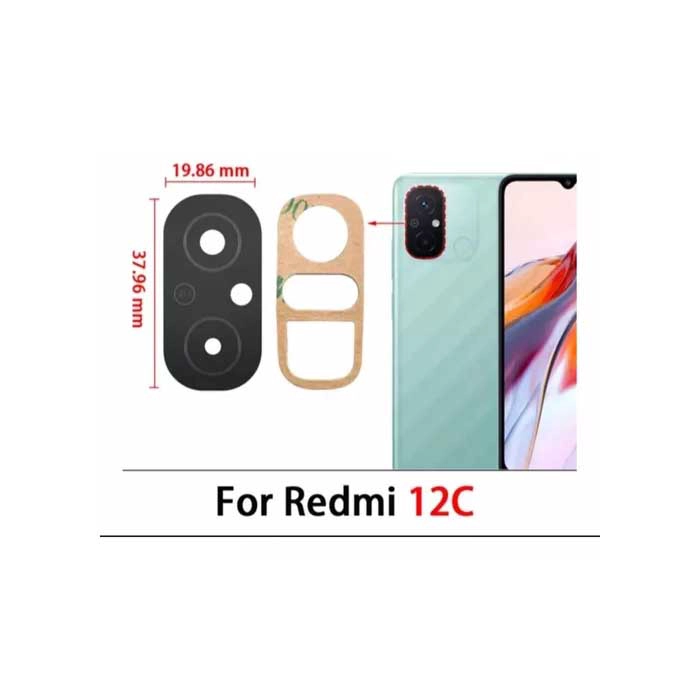 VIDRIO CAMARA TRASERA PARA XIAOMI REDMI 12 C - 2