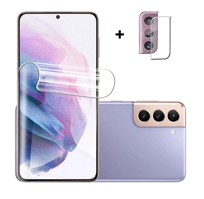 LAMINA HIDROGEL PARA SAMSUNG S21 PLUS + LENTE CAMARA - 3