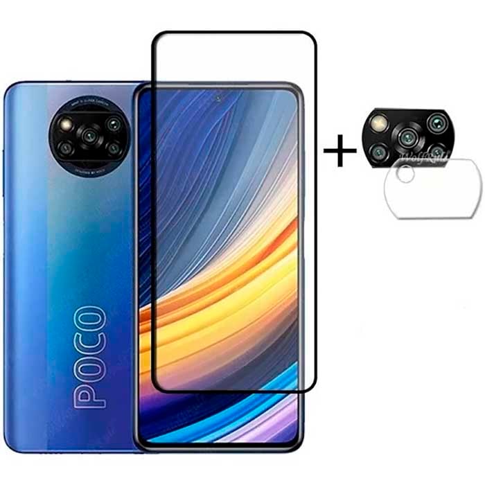 LAMINA MICA VIDRIO PANTALLA PARA XIAOMI POCO X3 - 3