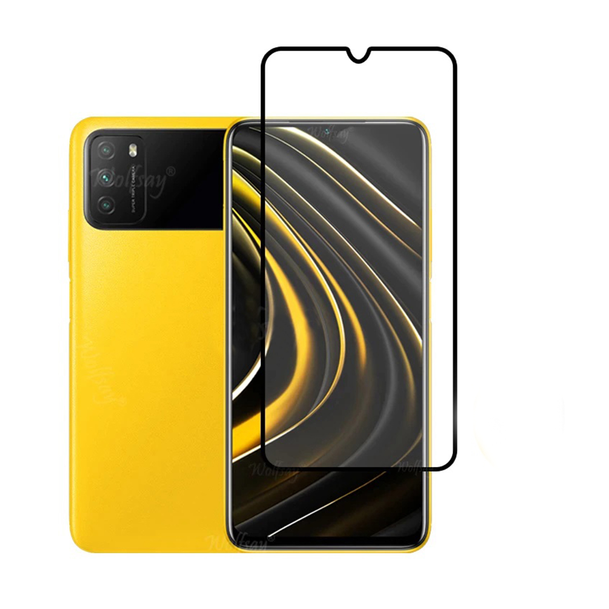 LAMINA MICA VIDRIO PANTALLA PARA XIAOMI POCO M3 - 2