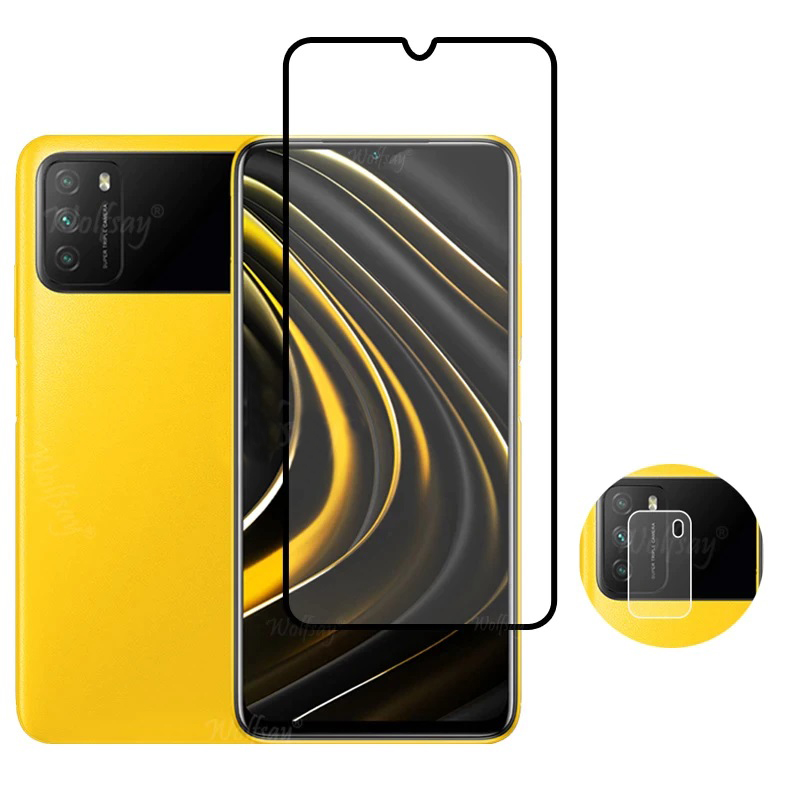 LAMINA MICA VIDRIO PANTALLA PARA XIAOMI POCO M3 - 3