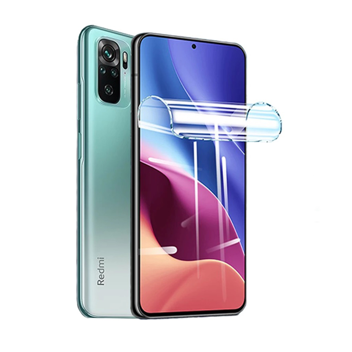 LAMINA HIDROGEL PARA XIAOMI REDMI NOTE 10 + LENTE CÁMARA - 1