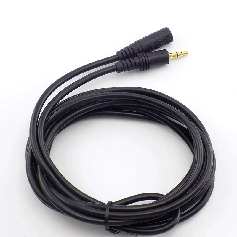 CABLE ADAPTADOR 3,5MM AUDIO MACHO A HEMBRA 5 METROS - 4