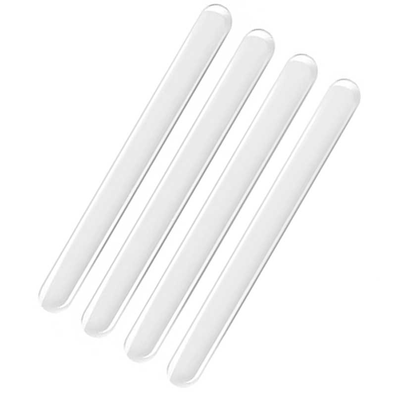 TOPES DE PUERTA TRANSPARENTES CON ADHESIVO ANTIGOLPES - 1