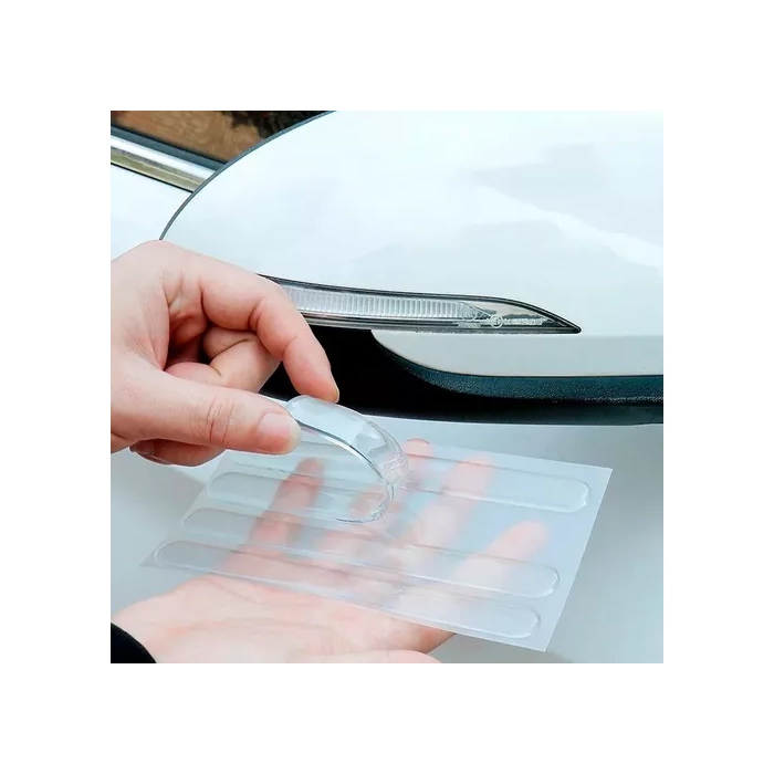 TOPES DE PUERTA TRANSPARENTES CON ADHESIVO ANTIGOLPES - 3