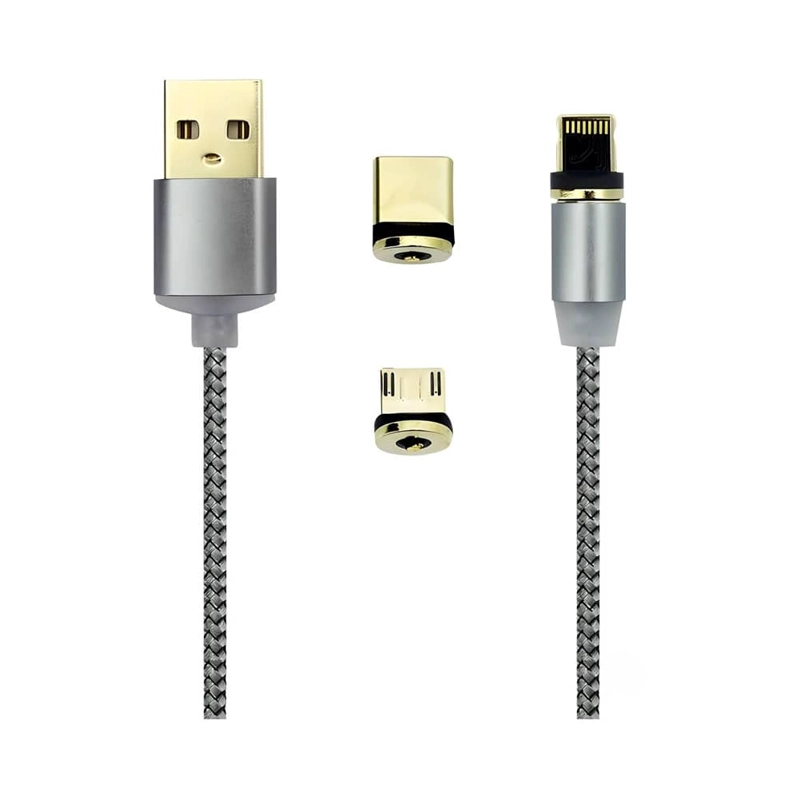 CABLE CARGADOR USB 3 EN 1 TIPO-C / MICRO USB /PARA LIGHTNING - 4
