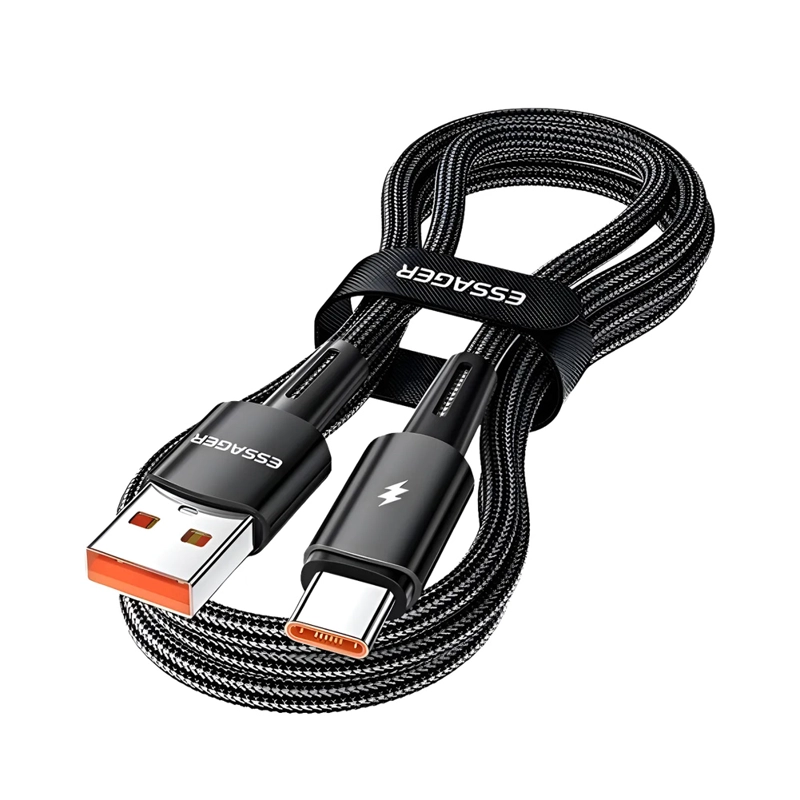 CABLE CARGA SUPER RAPIDA Y DATOS USB TIPO C 120W 2 METROS - 4