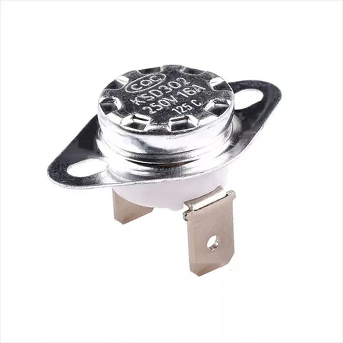 TERMOSTATO KSD302 125C, 250V, 16A, PARA LAVADORA SECADORA SAMSUNG - 1