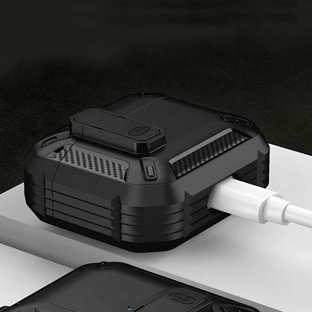 CARCASA FUNDA SILICONA FIBRA PARA AIRPODS 3 ERA GEN - 3
