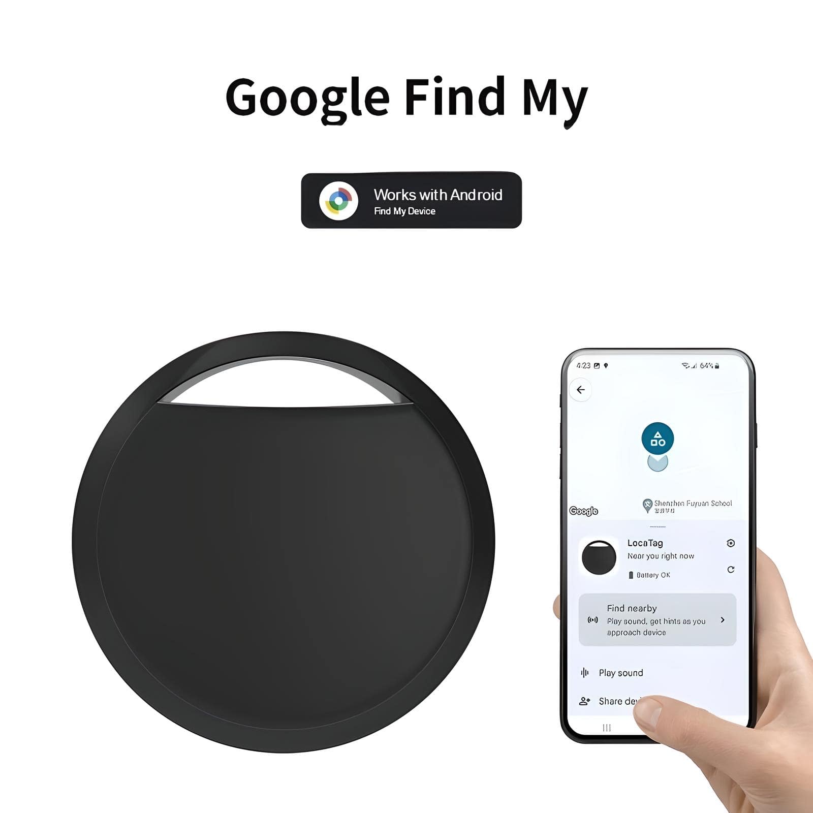 LOCALIZADOR GPS COMPATIBLE GOOGLE FIND - 3