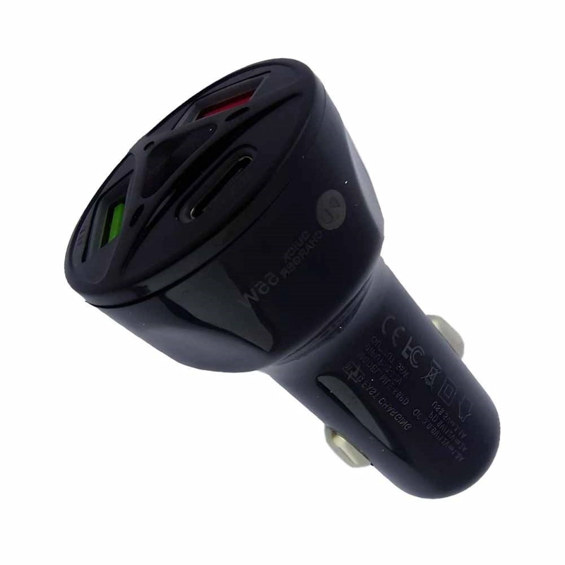 CARGADOR AUTO 2 PUERTOS USB 3.1 Y USB TIPO PD - 5