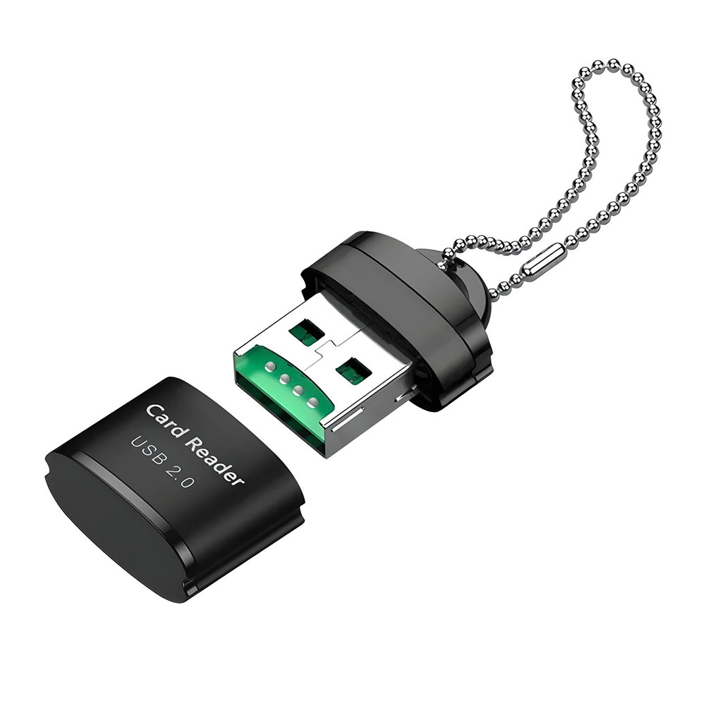 LECTOR MINI ADAPTADOR DE TARJETAS MICRO SD USB 2.0 - 1