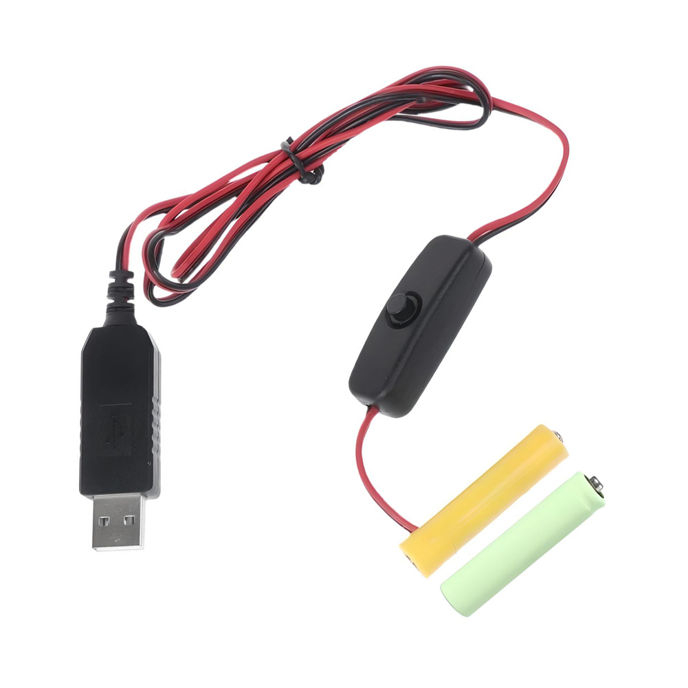 2 PILAS AA CON CABLE USB E INTERRUPTOR - 4