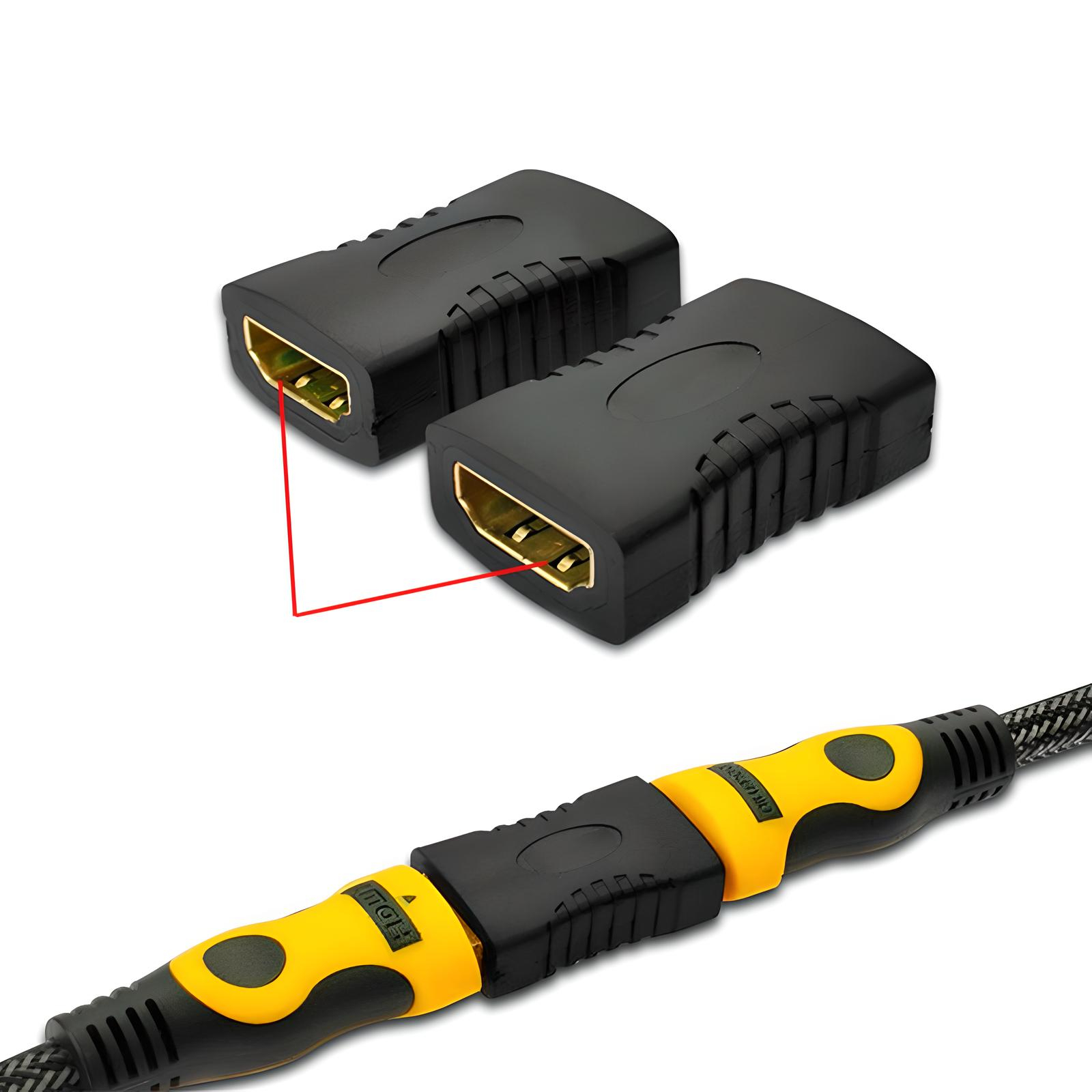 COPLA HDMI HEMBRA A HEMBRA EXTENSION ADAPTADOR - 3